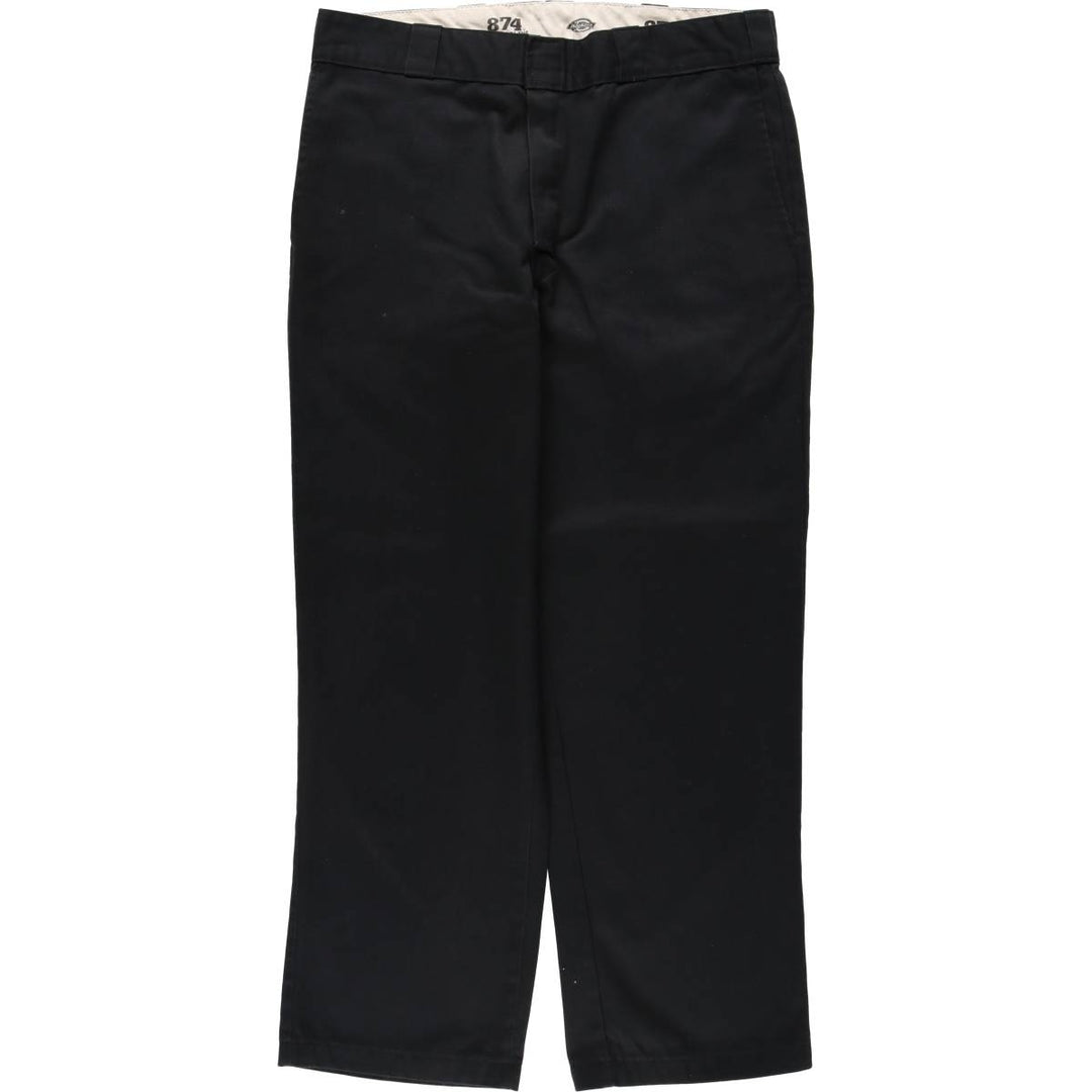 Dickies 874 Original Fit Work Pants, Men's, Size W35 polyester black type Vintage Second Hand