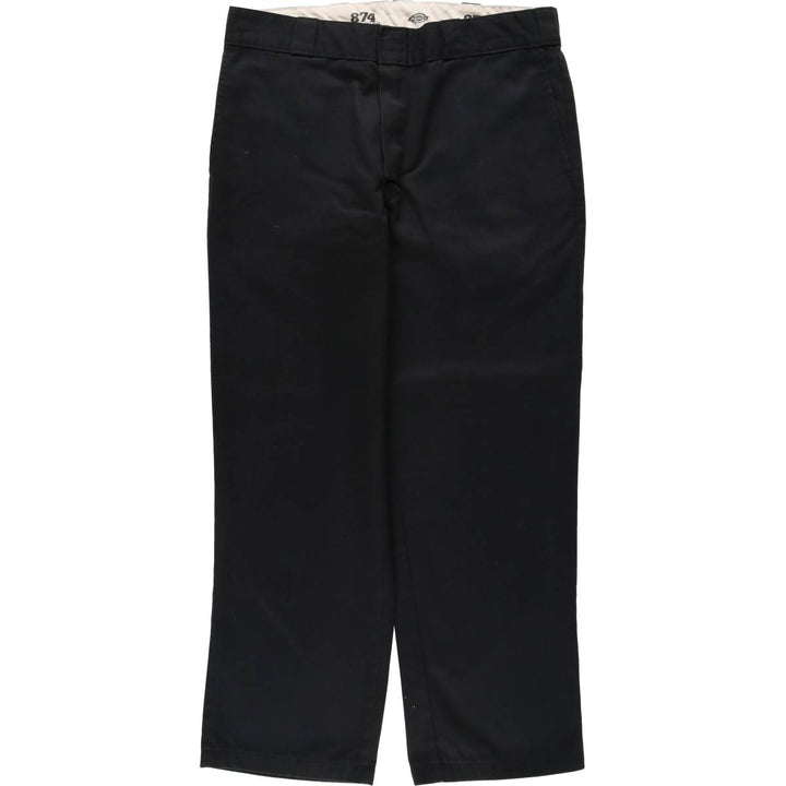 Dickies 874 Original Fit Work Pants, Men's, Size W35 polyester black type Vintage Second Hand