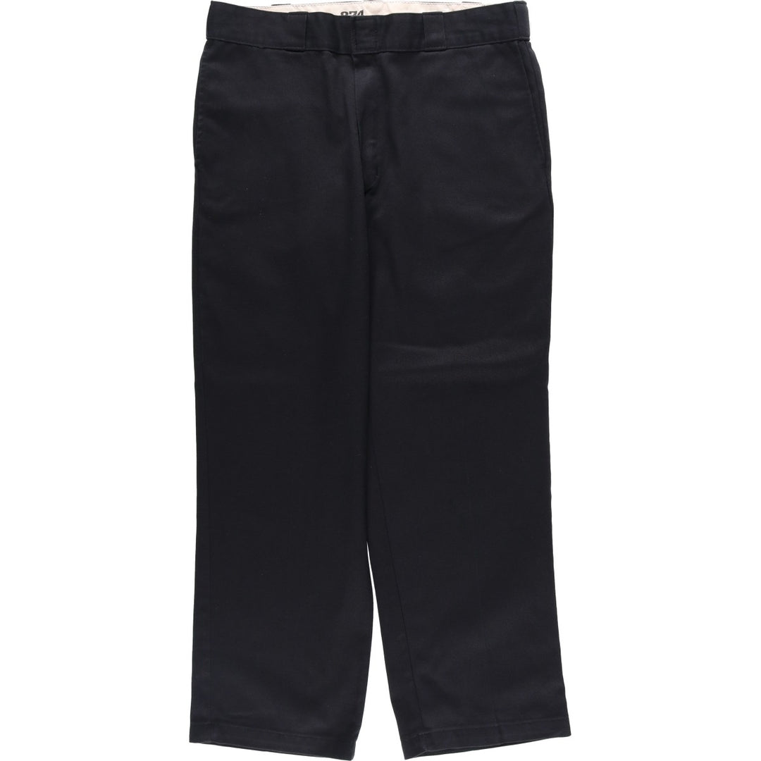 Dickies 874 Flex Original Fit Work Pants, Men's, Size 35 polyester black type Vintage Second Hand