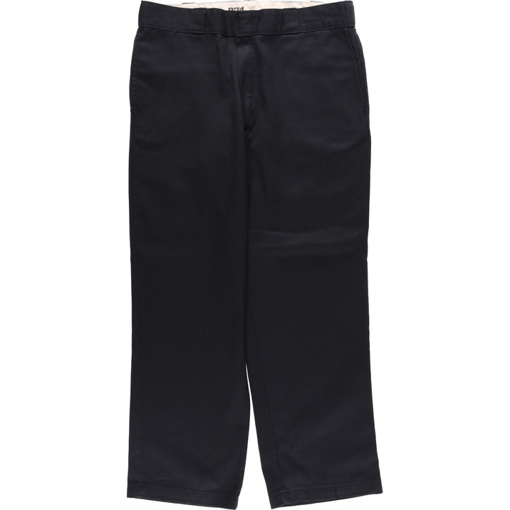 Dickies 874 Flex Original Fit Work Pants, Men's, Size 35 polyester black type Vintage Second Hand