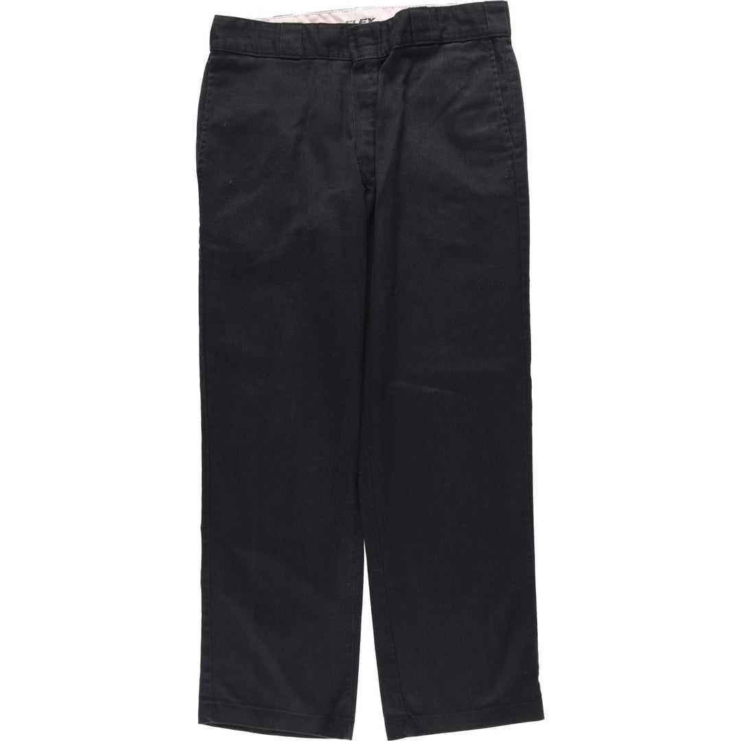 Dickies FLEX Work Pants, Men's W34 (approx.) polyester black type Vintage Second Hand
