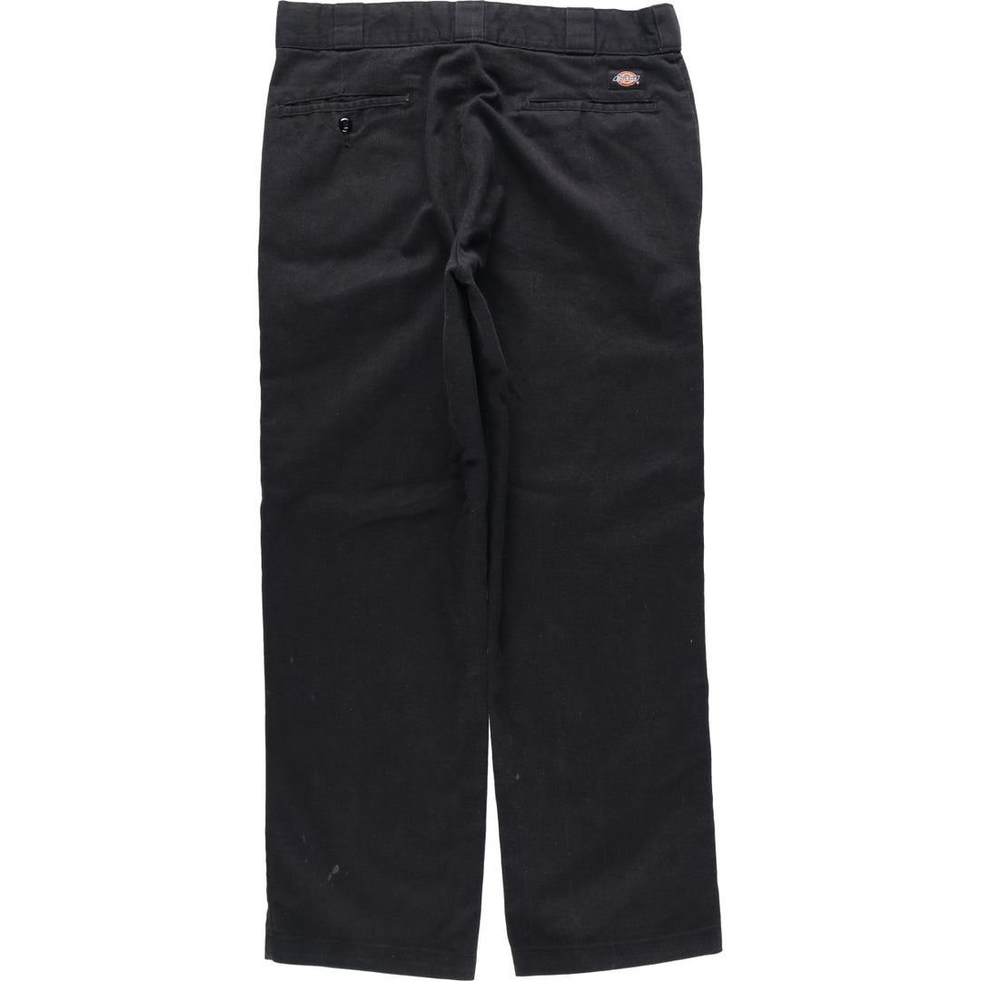 Dickies FLEX Work Pants, Men's W34 (approx.) polyester black type Vintage Second Hand