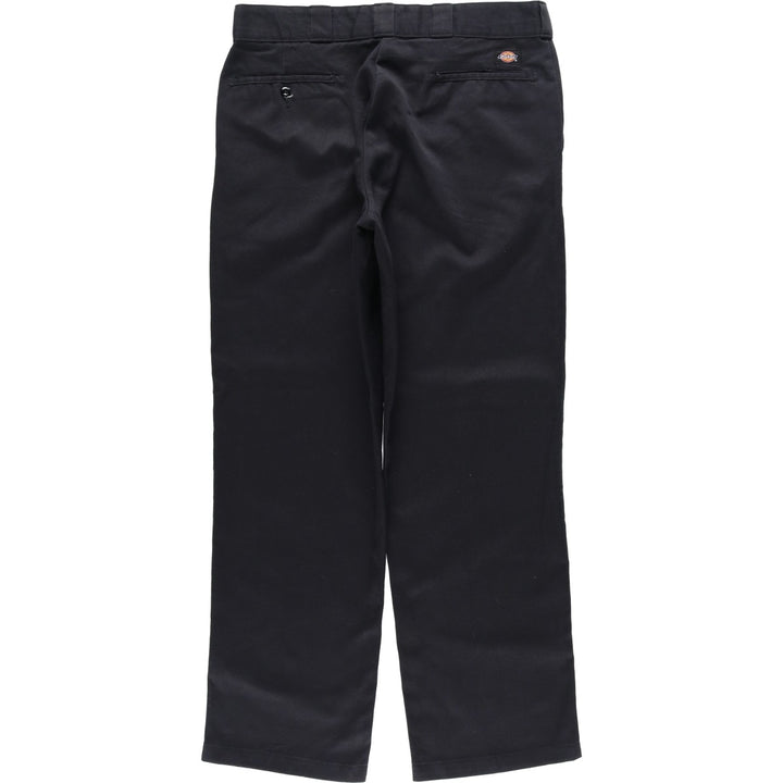 Dickies 874 Original Fit Work Pants, Men's, Size W35 polyester Charcoal Vintage Second Hand