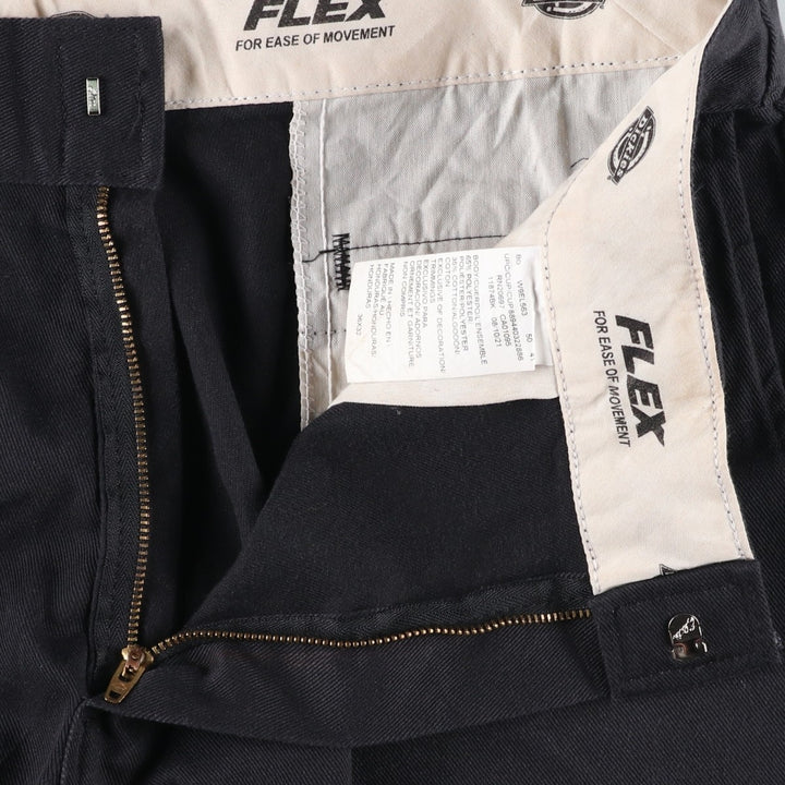 Dickies 874 Original Fit Work Pants, Men's, Size W35 polyester Charcoal Vintage Second Hand