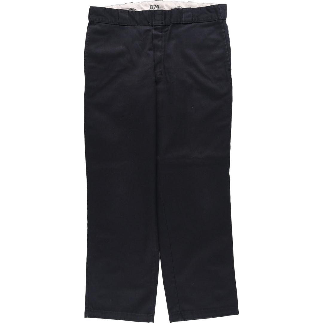 Dickies 874 Original Fit Work Pants, Men's, Size W35 polyester black type Vintage Second Hand