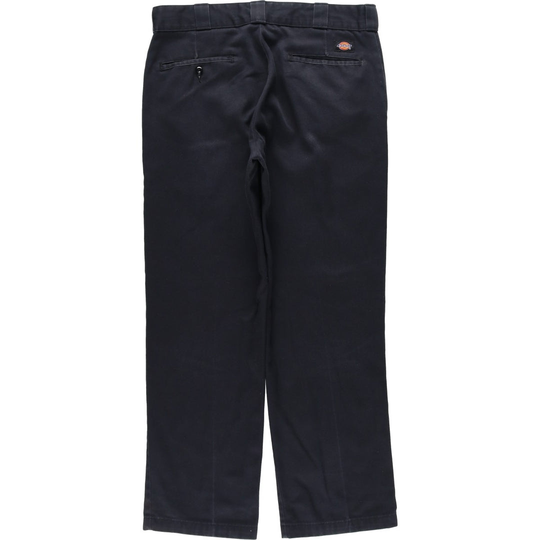 Dickies 874 Original Fit Work Pants, Men's, Size W34 polyester black type Vintage Second Hand