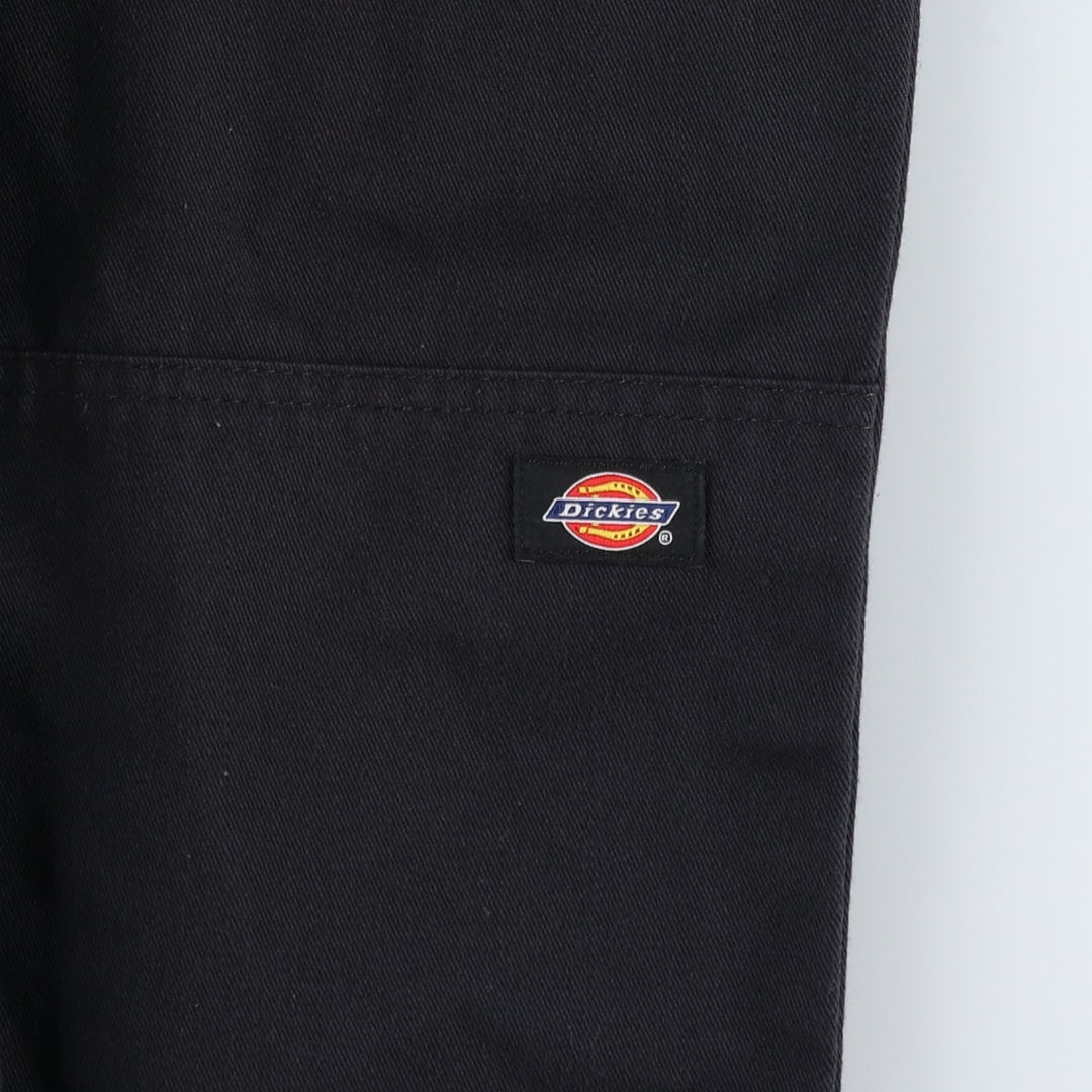 Dickies Loose Fit Double Knee Work Pants, Men's W34 (approx.), Zipper Fly polyester black type Vintage Second Hand