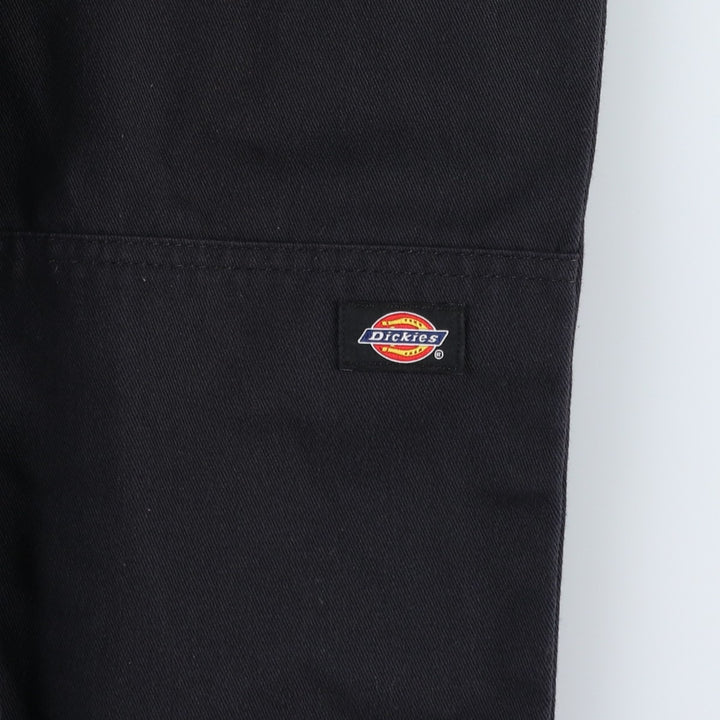 Dickies Loose Fit Double Knee Work Pants, Men's W34 (approx.), Zipper Fly polyester black type Vintage Second Hand