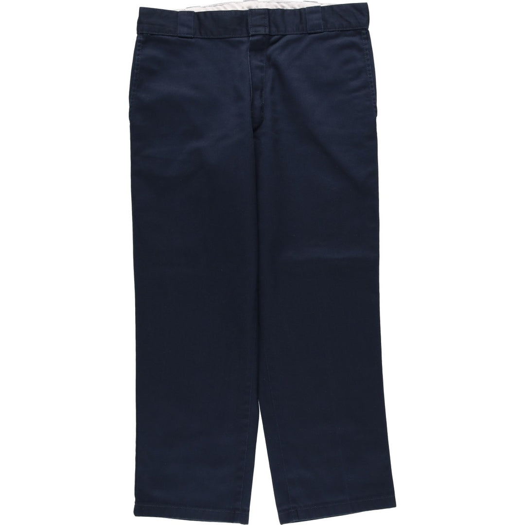 Dickies 874 Original Fit Work Pants, Men's, Size W34 polyester navy blue type Vintage Second Hand