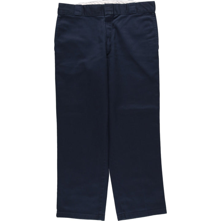 Dickies 874 Original Fit Work Pants, Men's, Size W34 polyester navy blue type Vintage Second Hand