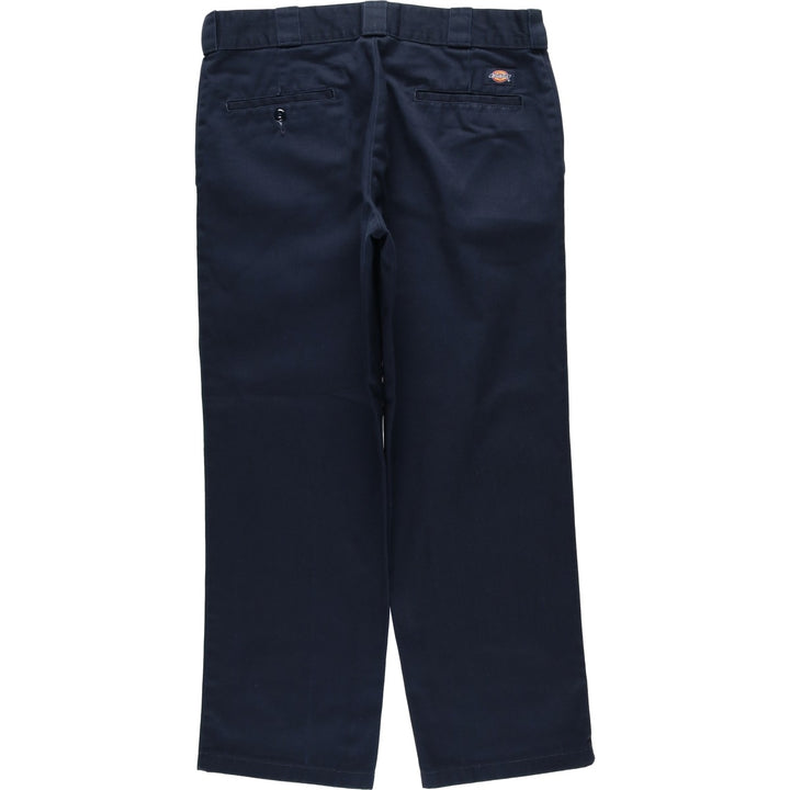 Dickies 874 Original Fit Work Pants, Men's, Size W34 polyester navy blue type Vintage Second Hand