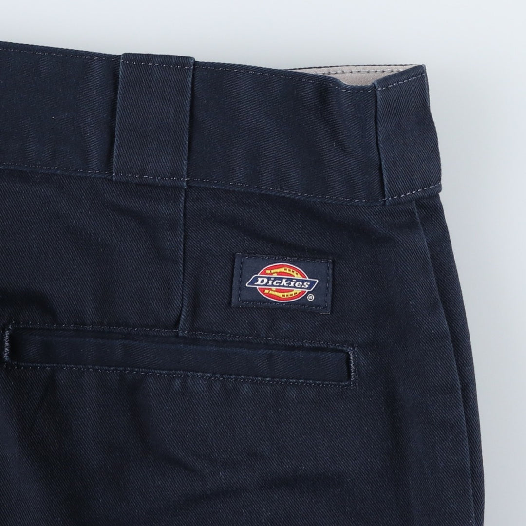 Dickies 874 Original Fit Work Pants, Men's, Size W34 polyester navy blue type Vintage Second Hand