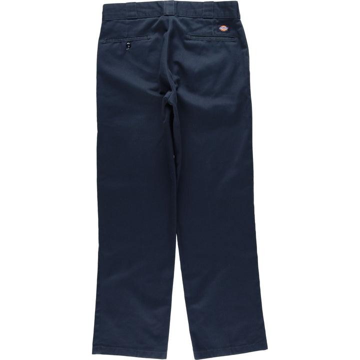 Dickies 874 Original Fit Work Pants, Men's, Size W33 polyester navy blue type Vintage Second Hand