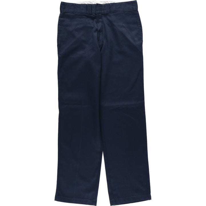 Dickies 874 FLEX ORIGINAL FIT Work Pants for Men, W31 equivalent polyester navy blue type Vintage Second Hand