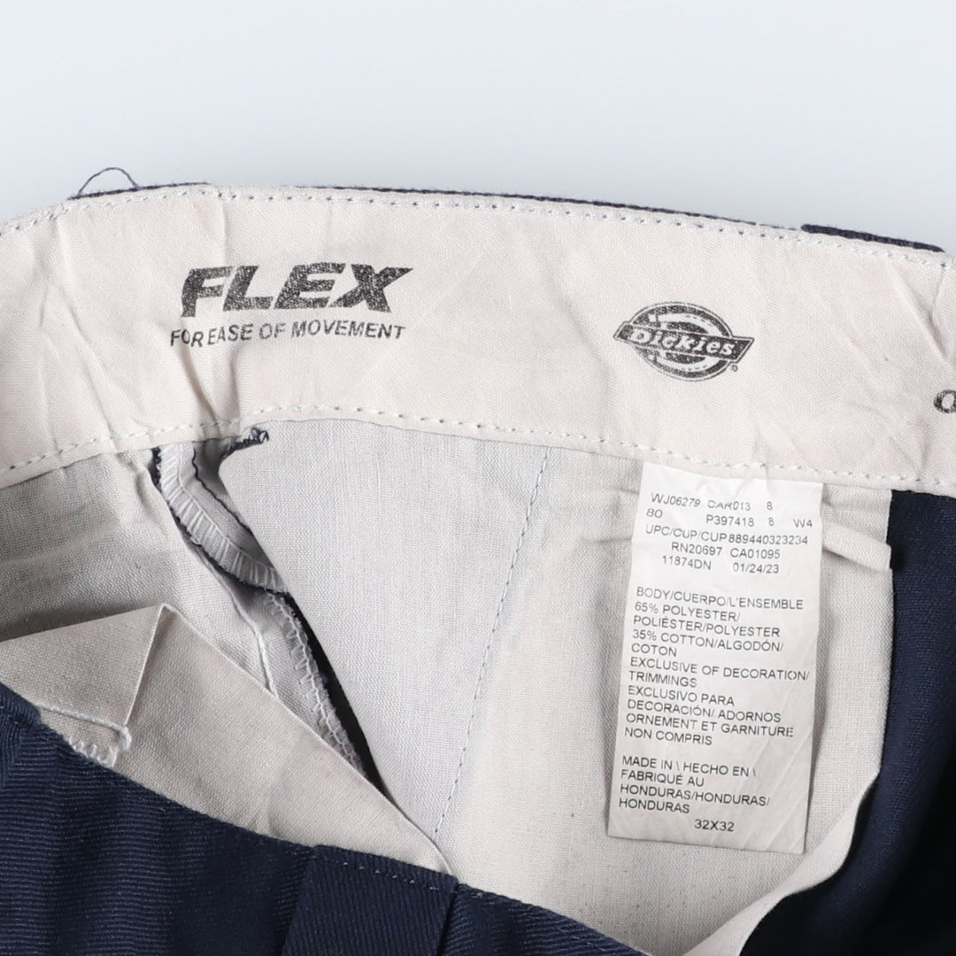 Dickies 874 FLEX ORIGINAL FIT Work Pants for Men, W31 equivalent polyester navy blue type Vintage Second Hand