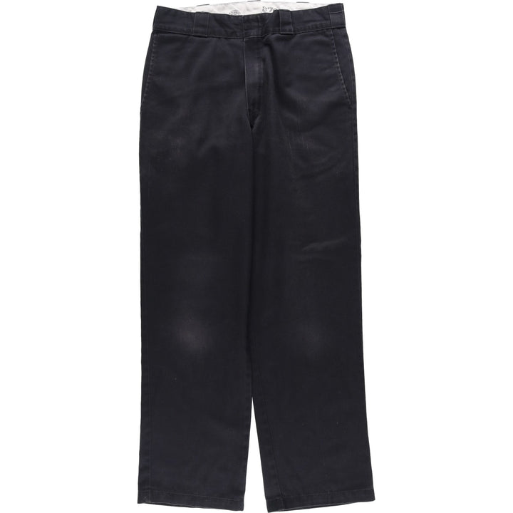 Dickies 874 Original Fit Work Pants for Men, W32 equivalent polyester black type Vintage Second Hand