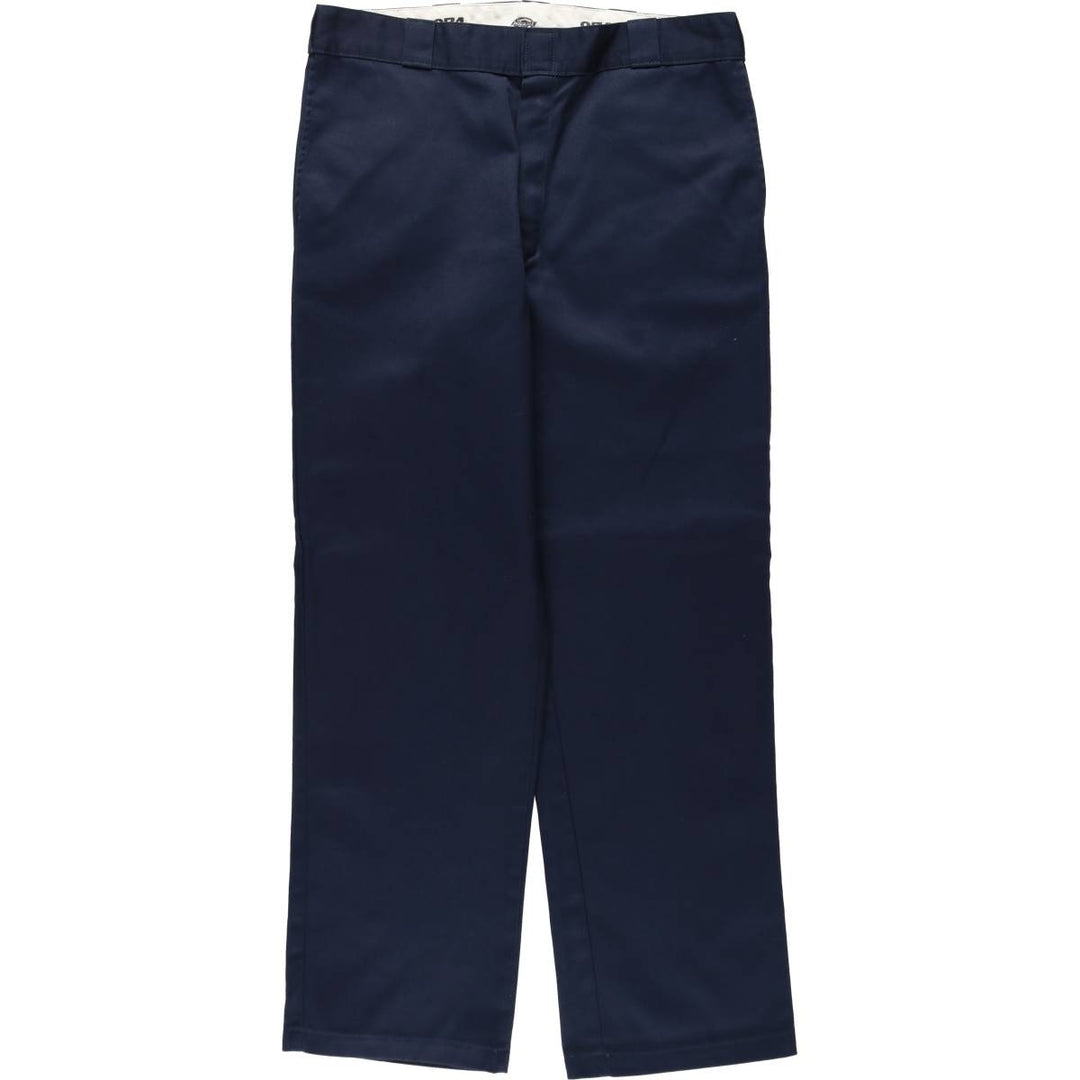 Dickies 874 Original Fit Work Pants, Men's, Size W35 polyester navy blue type Vintage Second Hand