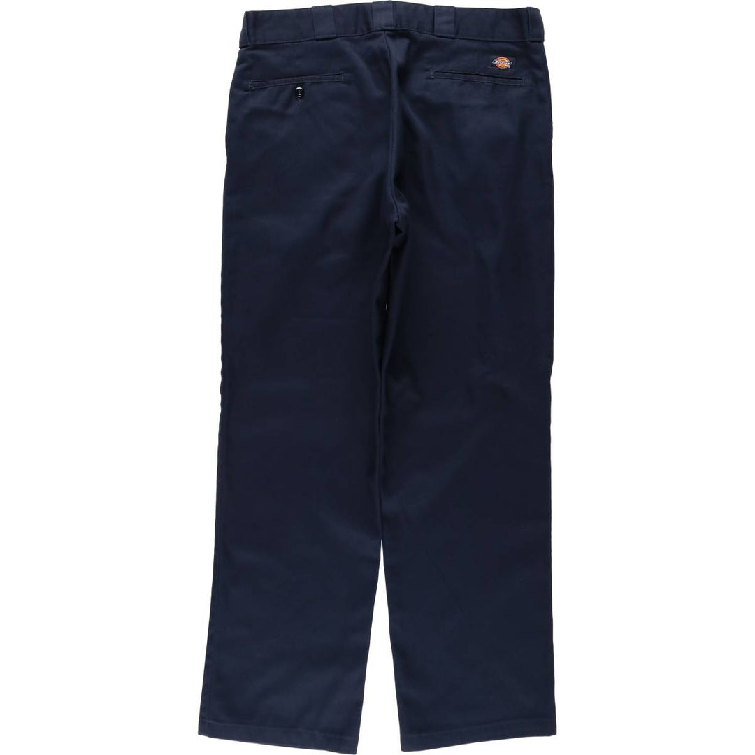 Dickies 874 Original Fit Work Pants, Men's, Size W35 polyester navy blue type Vintage Second Hand