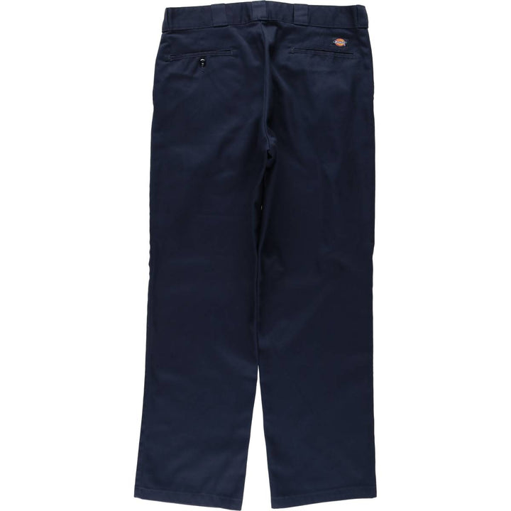 Dickies 874 Original Fit Work Pants, Men's, Size W35 polyester navy blue type Vintage Second Hand