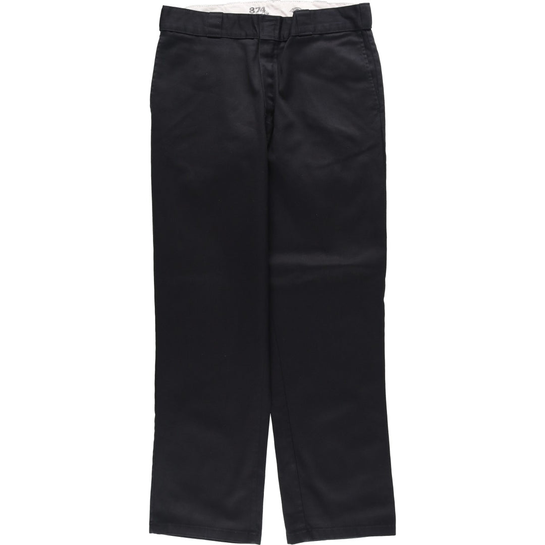 Dickies 874 Original Fit Work Pants, Men's, Size W35 polyester black type Vintage Second Hand