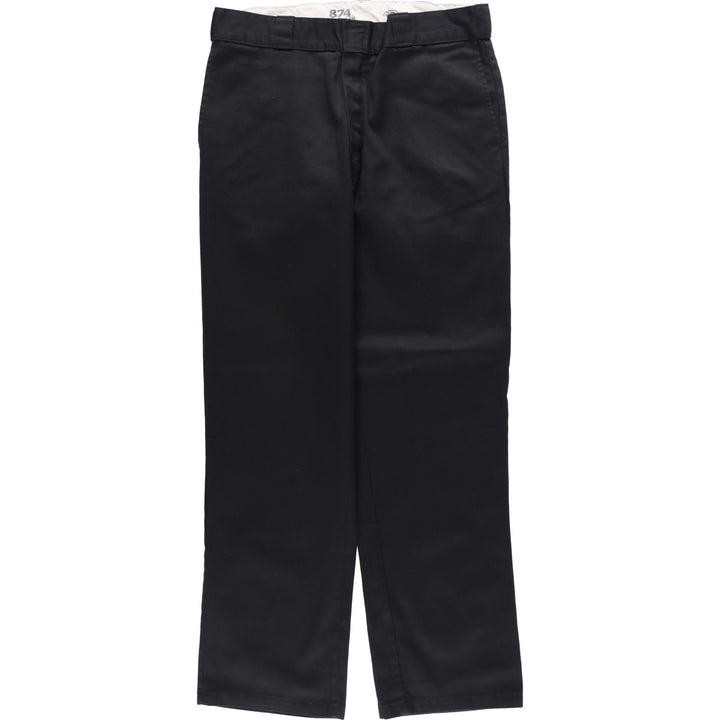 Dickies 874 Original Fit Work Pants, Men's, Size W35 polyester black type Vintage Second Hand
