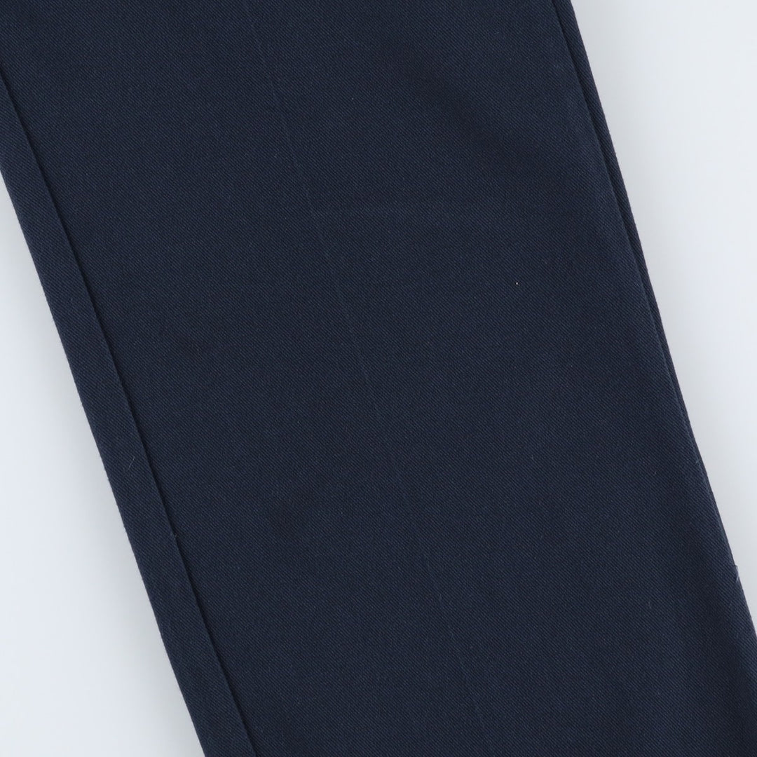Dickies 874 FLEX ORIGINAL FIT Work Pants, Men's, Size 34 (approx.) polyester navy blue type Vintage Second Hand