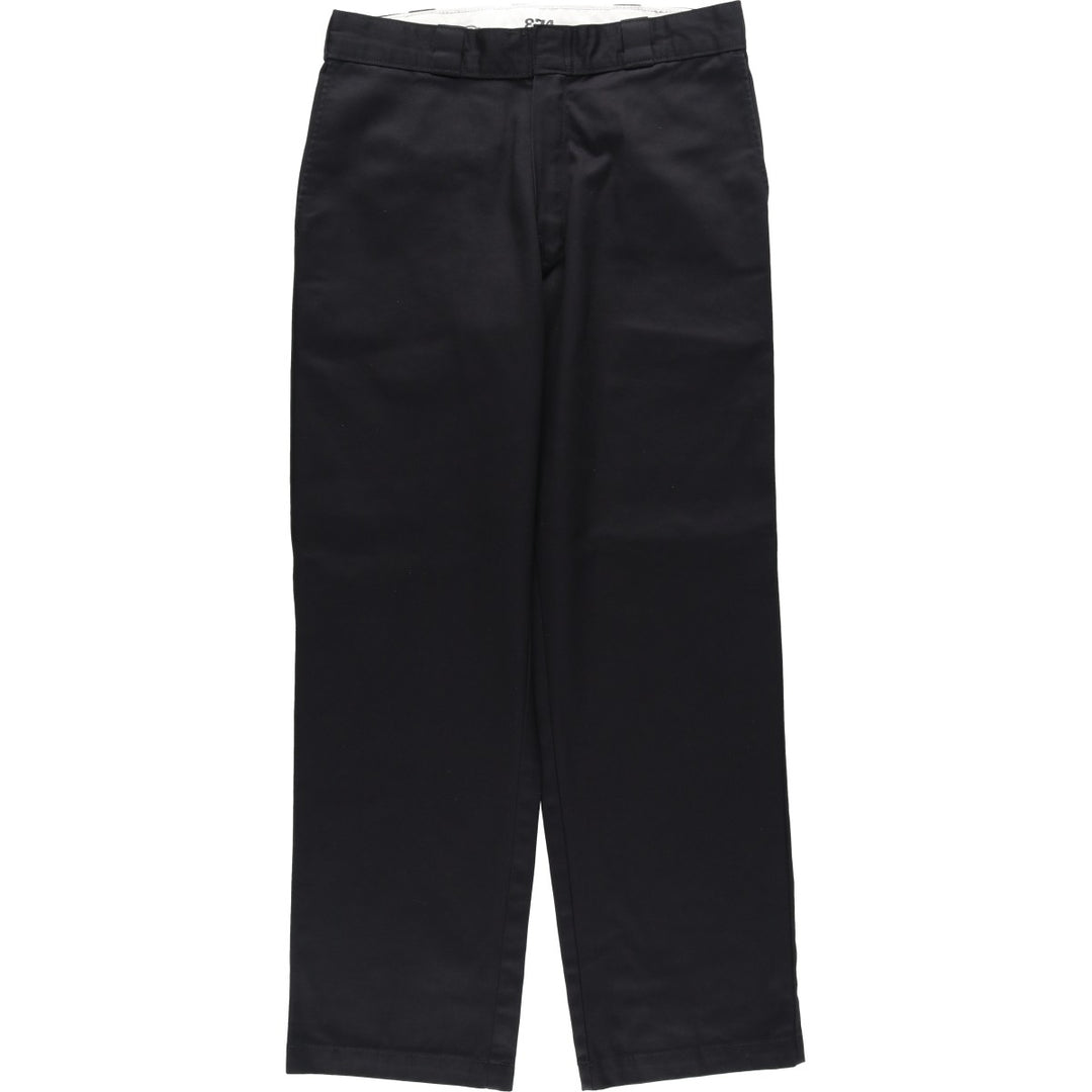 Dickies 874 Original Fit Work Pants, Men's, Size W33 polyester black type Vintage Second Hand