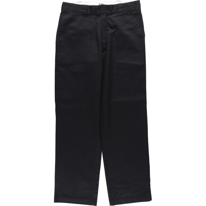 Dickies 874 Original Fit Work Pants, Men's, Size W33 polyester black type Vintage Second Hand