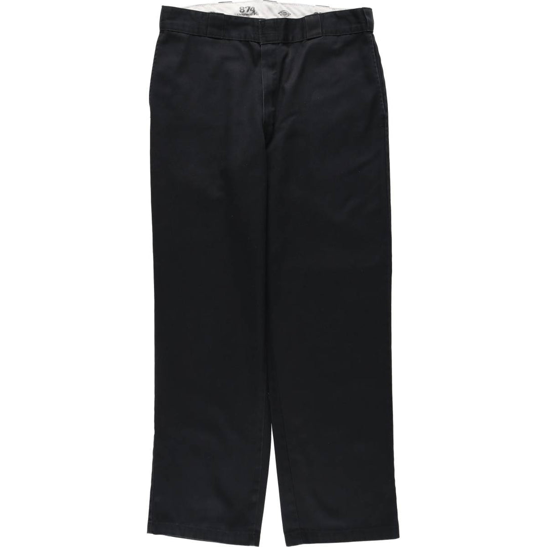 Dickies 874 Original Fit Work Pants, Men's, Size W35 polyester black type Vintage Second Hand