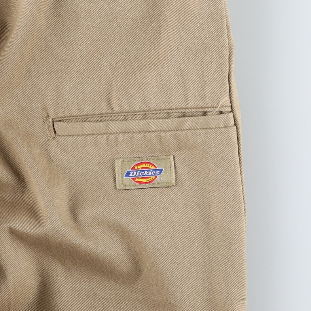 Dickies Double Knee Work Pants Men's W30 equivalent polyester Beige type Vintage Second Hand