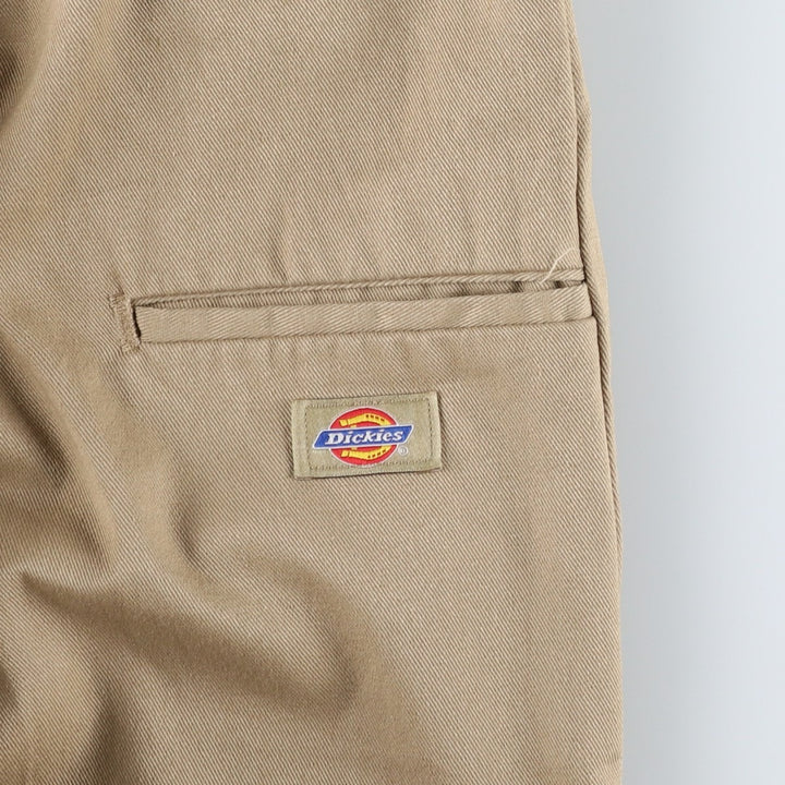 Dickies Double Knee Work Pants Men's W30 equivalent polyester Beige type Vintage Second Hand