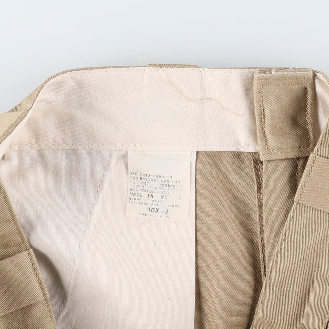 Dickies Double Knee Work Pants Men's W30 equivalent polyester Beige type Vintage Second Hand
