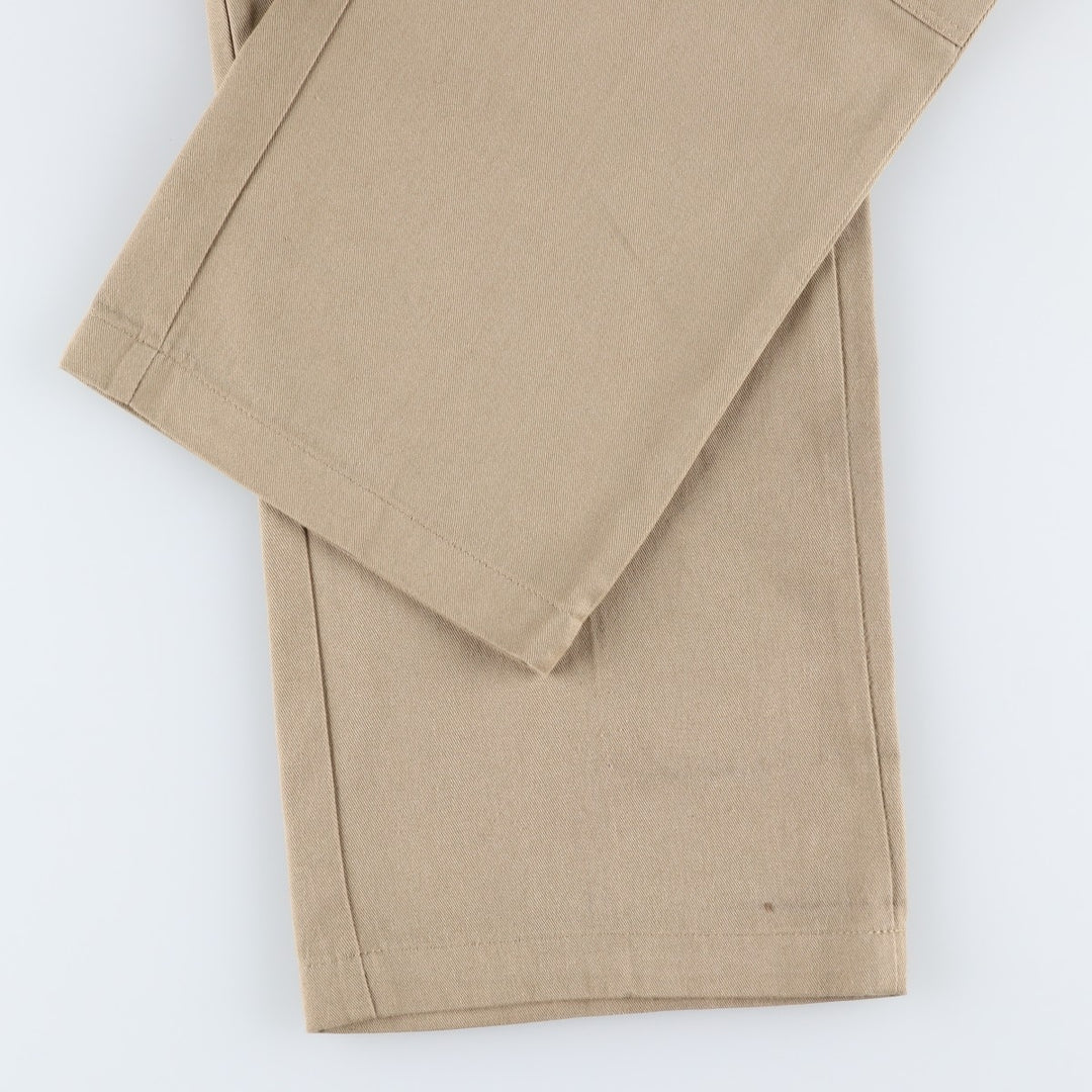 Dickies Double Knee Work Pants Men's W30 equivalent polyester Beige type Vintage Second Hand