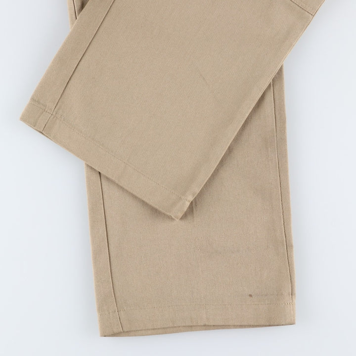 Dickies Double Knee Work Pants Men's W30 equivalent polyester Beige type Vintage Second Hand