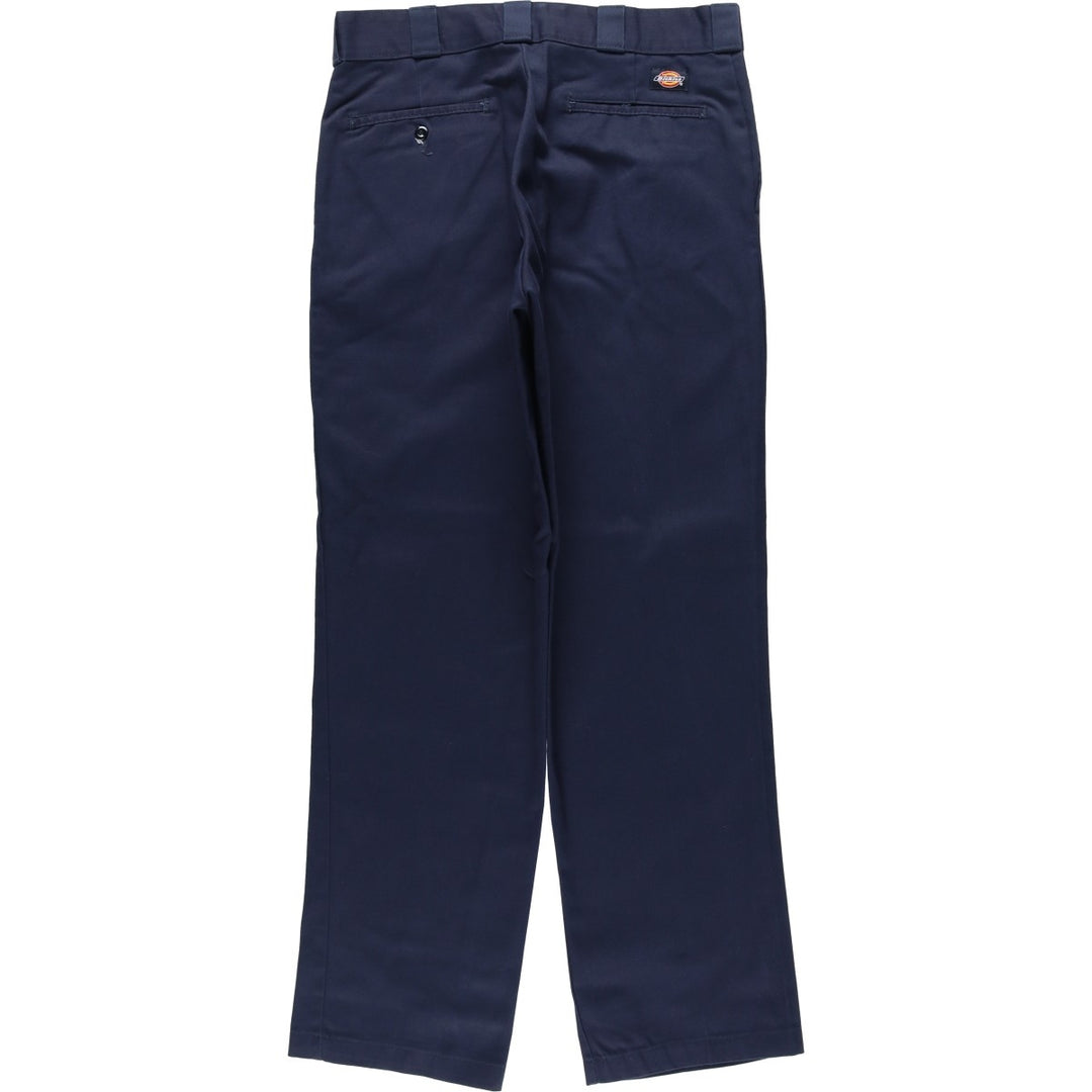 Dickies 874 Original Fit Work Pants, Men's, Size W34 polyester navy blue type Vintage Second Hand