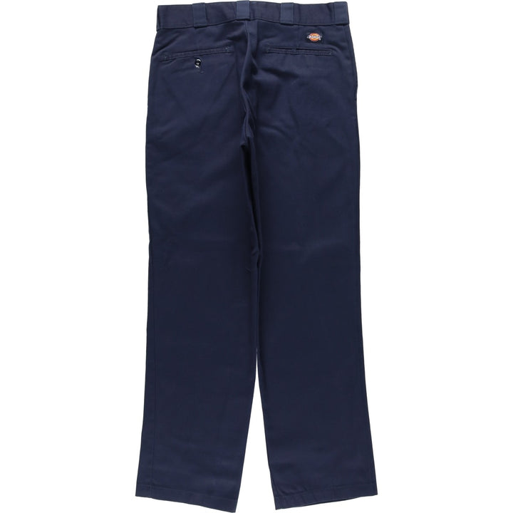 Dickies 874 Original Fit Work Pants, Men's, Size W34 polyester navy blue type Vintage Second Hand