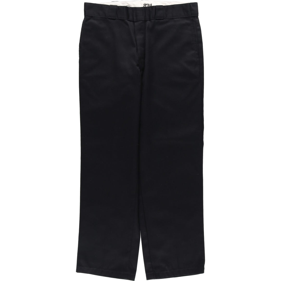 Dickies 874 Original Fit Work Pants, Men's, Size W33 polyester black type Vintage Second Hand