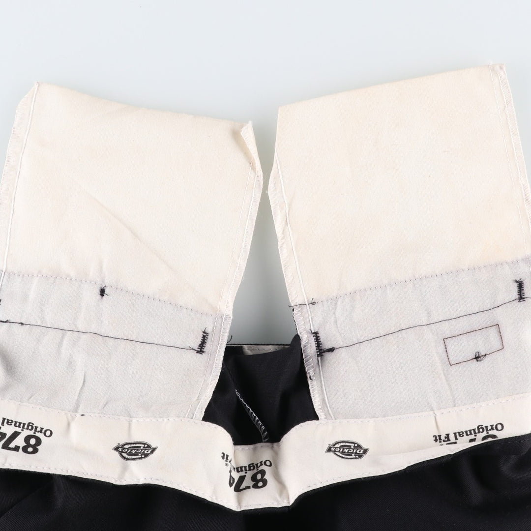 Dickies 874 Original Fit Work Pants, Men's, Size W33 polyester black type Vintage Second Hand