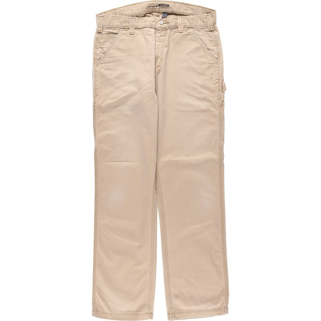 Carhartt Relaxed Fit Painter Pants, Men's, W34 equivalent cotton Beige type Vintage Second Hand