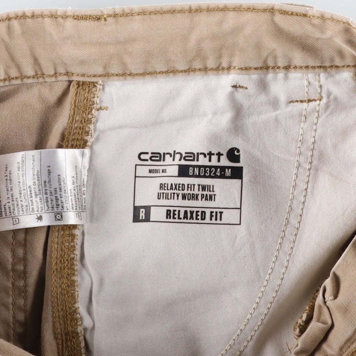 Carhartt Relaxed Fit Painter Pants, Men's, W34 equivalent cotton Beige type Vintage Second Hand