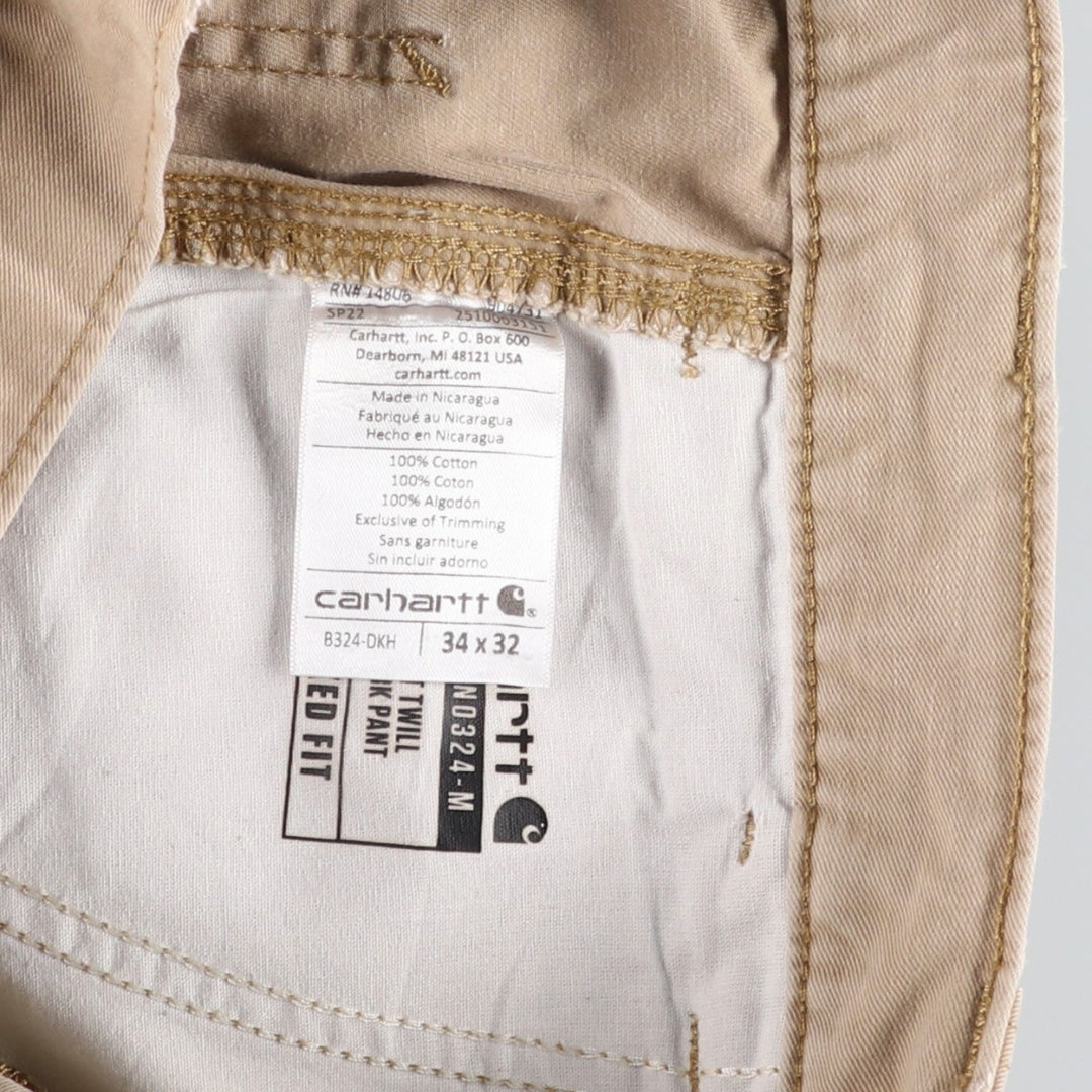 Carhartt Relaxed Fit Painter Pants, Men's, W34 equivalent cotton Beige type Vintage Second Hand