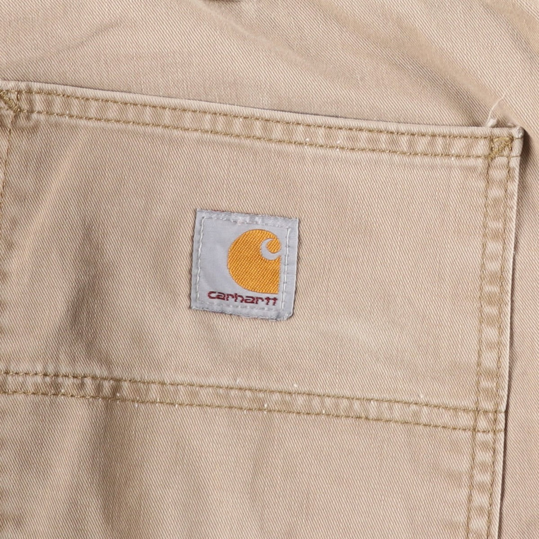 Carhartt Relaxed Fit Painter Pants, Men's, W34 equivalent cotton Beige type Vintage Second Hand