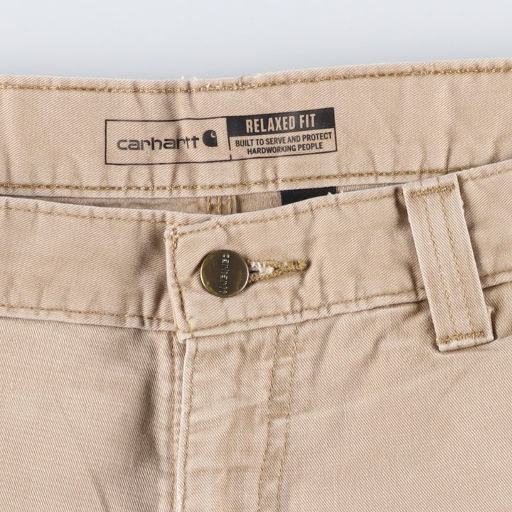 Carhartt Relaxed Fit Painter Pants, Men's, W34 equivalent cotton Beige type Vintage Second Hand
