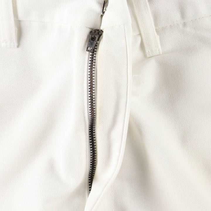 Vintage 80s-90'S Dickies work pants, made in USA, men's size W35 (approx.). polyester white type Vintage Second Hand