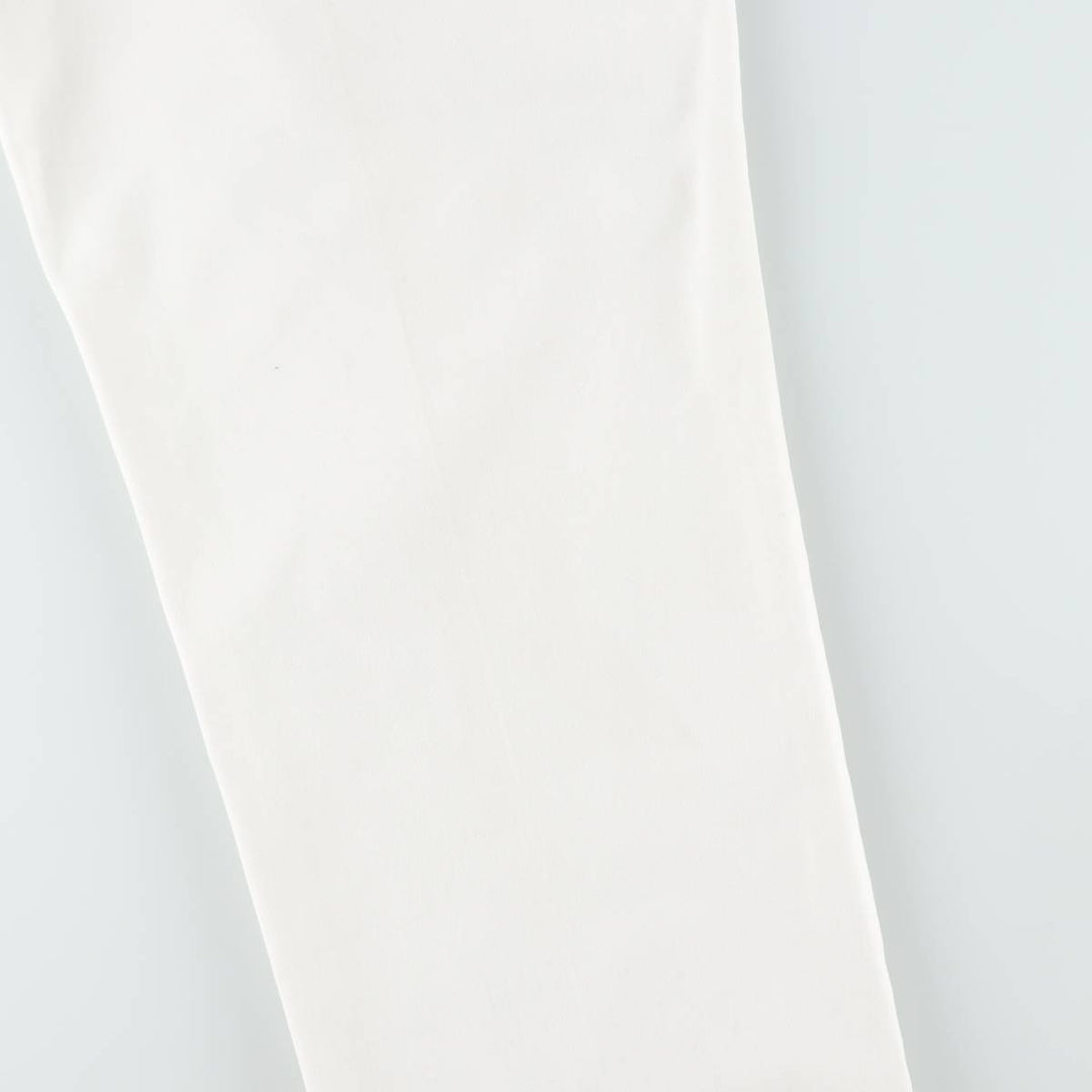 Vintage 80s-90'S Dickies work pants, made in USA, men's size W35 (approx.). polyester white type Vintage Second Hand