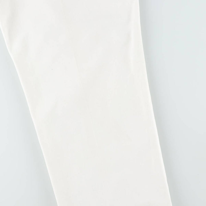 Vintage 80s-90'S Dickies work pants, made in USA, men's size W35 (approx.). polyester white type Vintage Second Hand