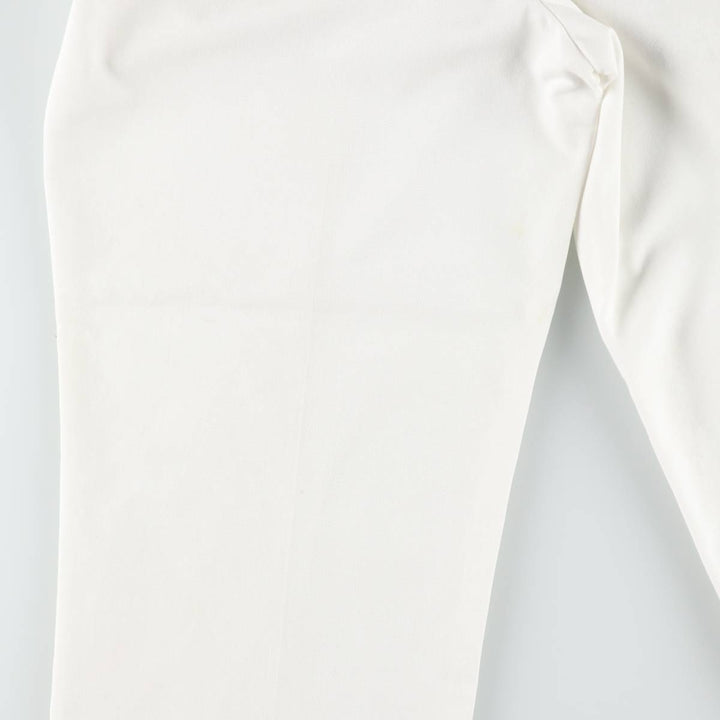 Vintage 80s-90'S Dickies work pants, made in USA, men's size W35 (approx.). polyester white type Vintage Second Hand
