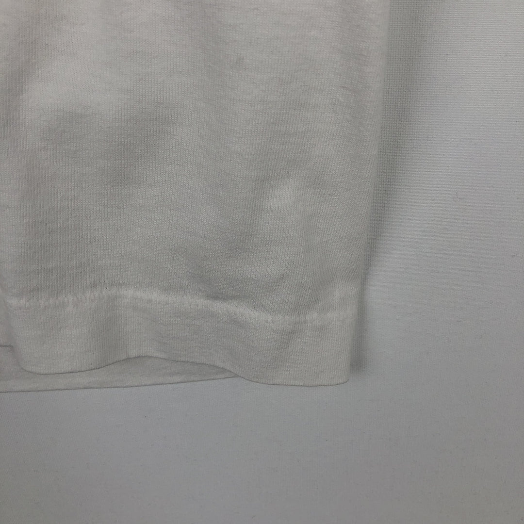90'S Fruit of the Loom printed T-shirt, made in the USA, men's size M, vintage cotton white type Vintage Second Hand