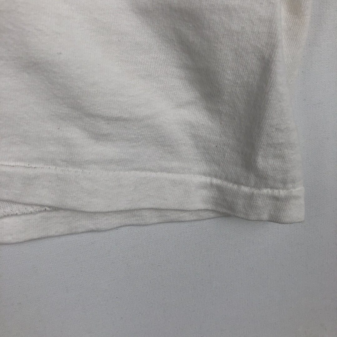 90'S ONEITA POWER-T Printed T-shirt Made in USA Men's XL Vintage cotton white type Vintage Second Hand