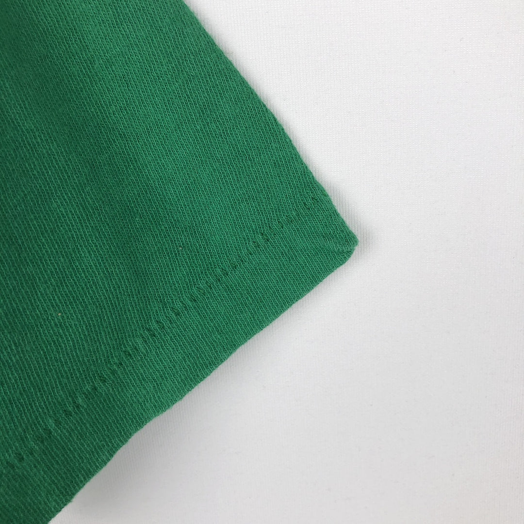 80'S Russell Print T-Shirt, Men's Size S (Equivalent), Vintage cotton green type Vintage Second Hand